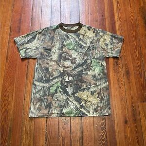 Vintage Camouflage Men's T-Shirt Sz L/Xl Single Stitch